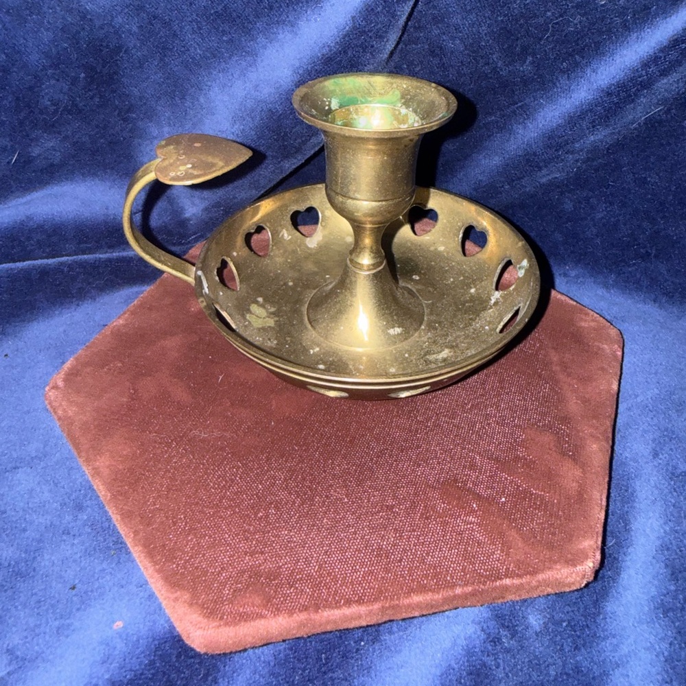 Vintage Brass Candle Holder